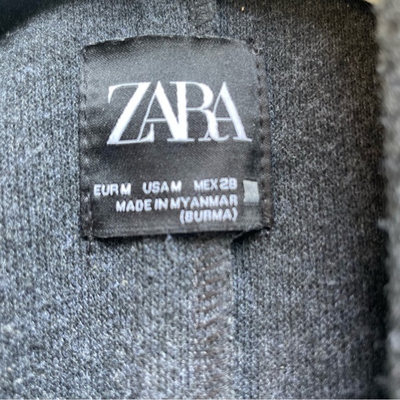 FELT TEXTURE COAT Sz Medium Gray - Picture 9 of 10